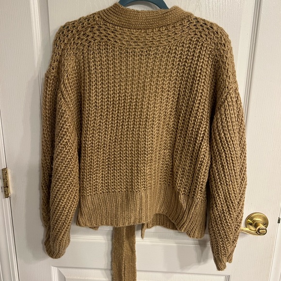 tie front sweater worn once - Picture 2 of 3